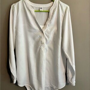 Old Navy Women's White Blouse